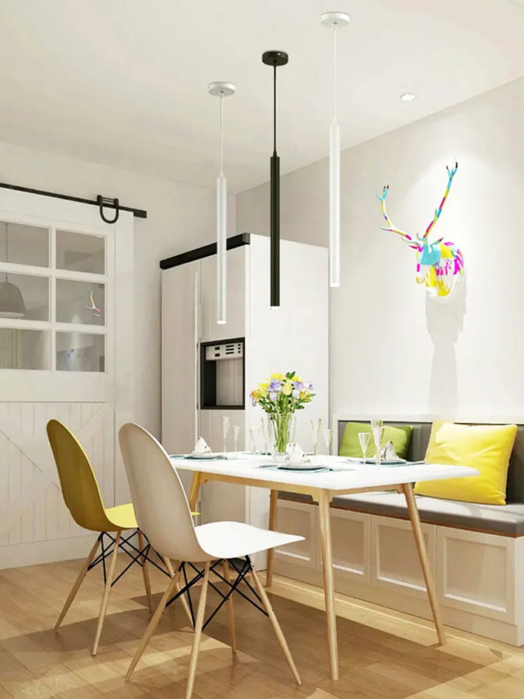 Люстра подвесная Brille тубус LED 10W NW WH (AL-707S/1) - фото 8