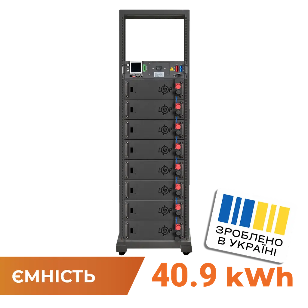Аккумулятор LP LiFePO4 Battery HVM 409,6V 100Ah (40960Wh) BMS 125А AB Lrack black - фото 2