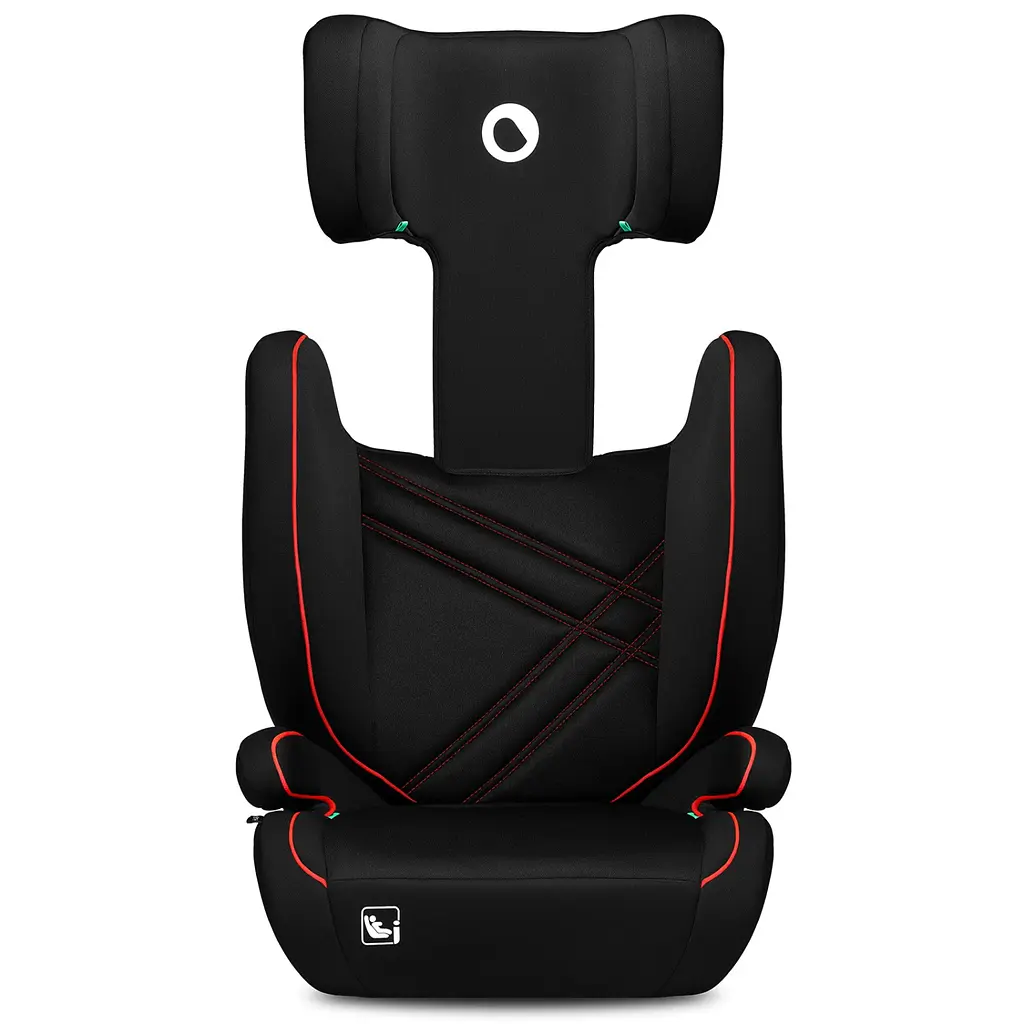 Автокресло Lionelo Hugo I-Size Sporty Black Red isofix 100-150 см (LO-HUGO I-SIZE SPORTY BLACK) - фото 2