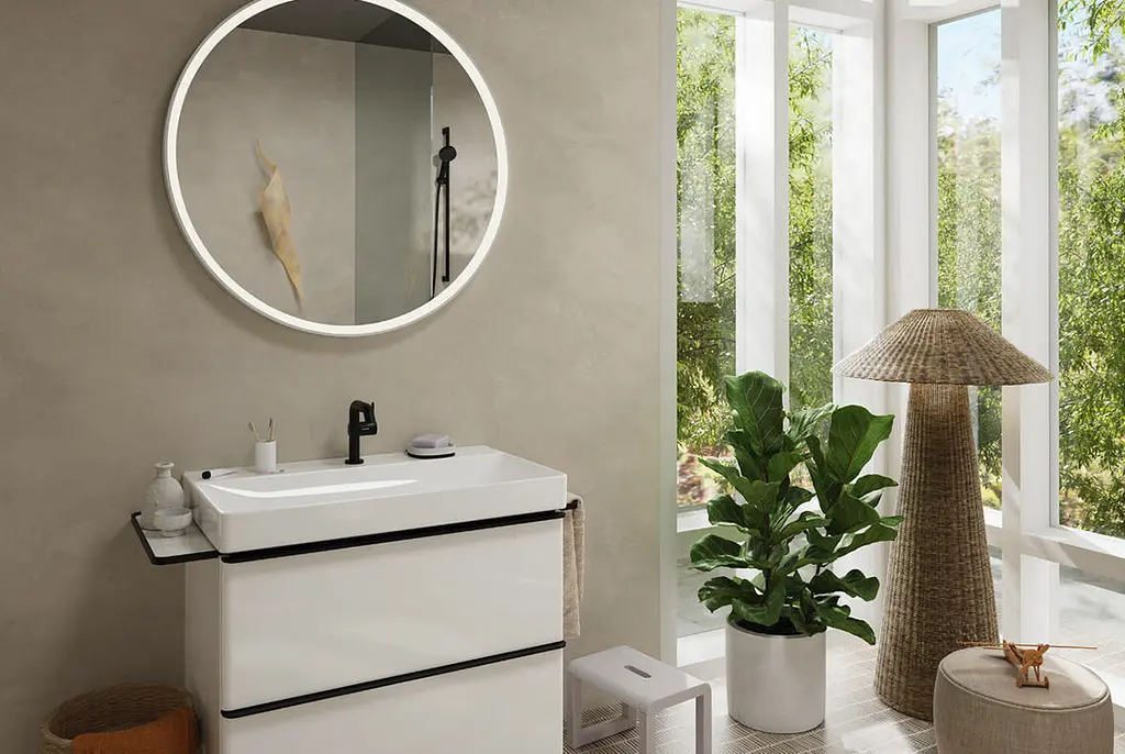 Змішувач для умивальника Hansgrohe Tecturis S CoolStart EcoSmart+ з д/к push-open matt black 73320670 - фото 4