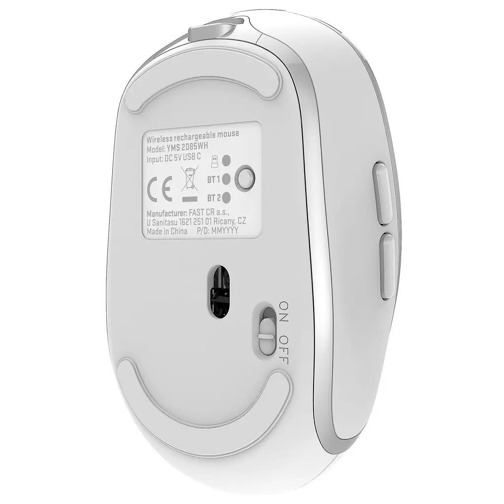 Мишка YENKEE YMS 2085WE Noble Wireless/Bluetooth White (45019715) - фото 7