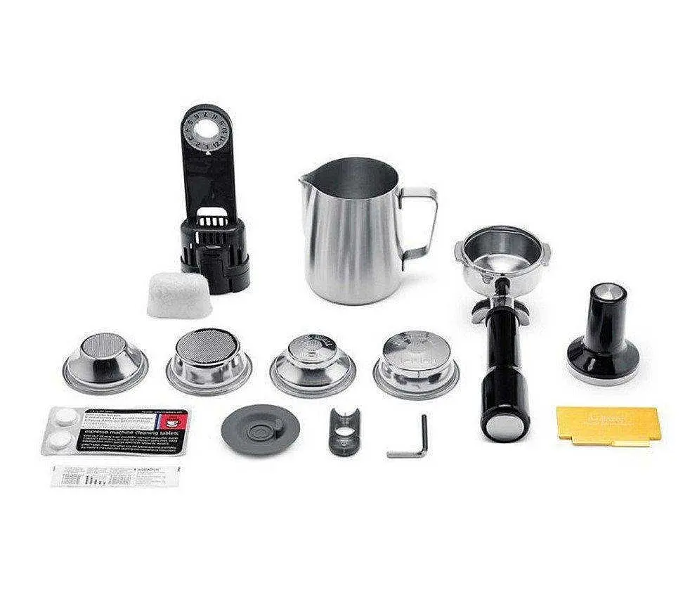 Ріжкова кавоварка еспресо Sage BES920 Silver - фото 5