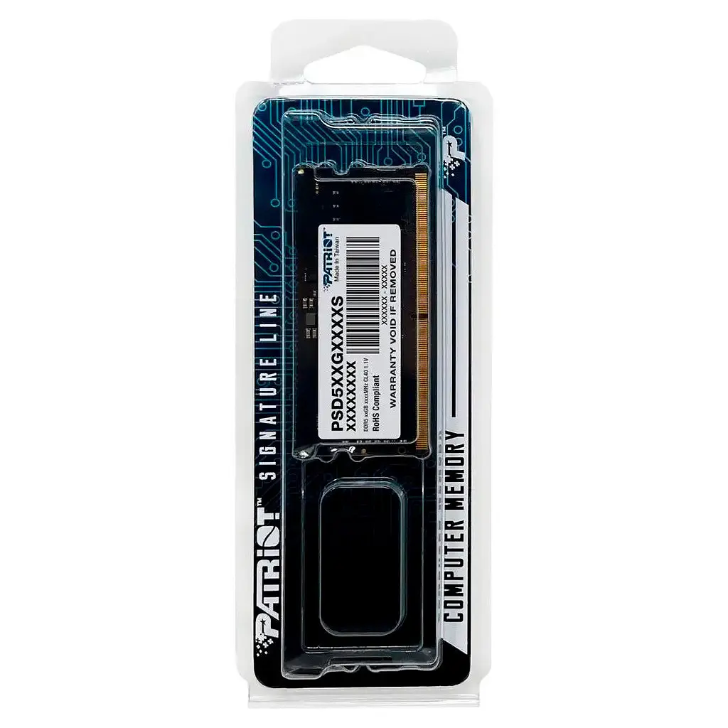 Модуль пам'яті для ноутбука SoDIMM DDR5 8GB 4800 MHz Patriot (PSD58G480041S) - фото 3