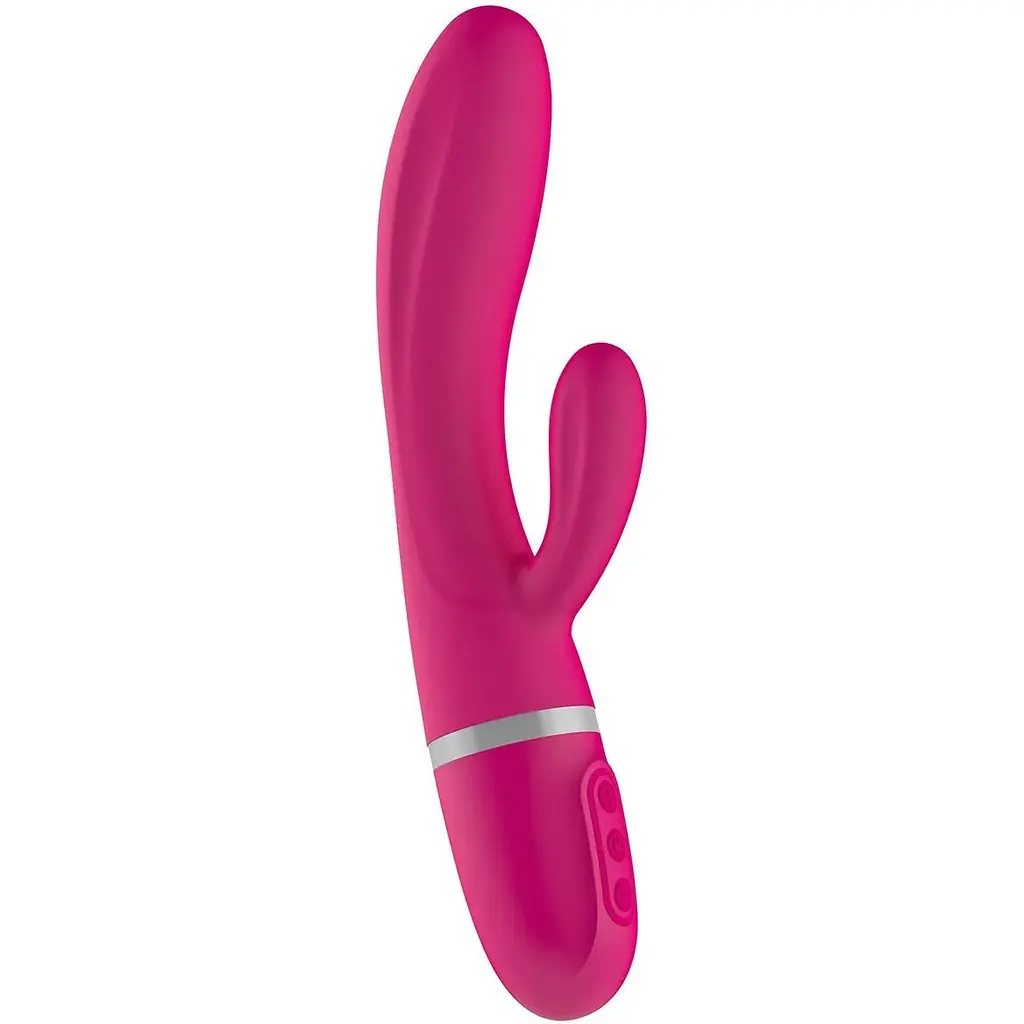 Вібратор-кролик Liebe Pleasure Toys Bend It Plus 20 см рожевий - фото 1