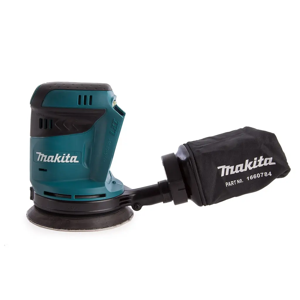 Шліфмашина ексцентрикова акумуляторна Makita DBO180Z (125 мм, 7000-1100 хв-1, LXT, без акумуляторів та зарядного пристрою) - фото 3