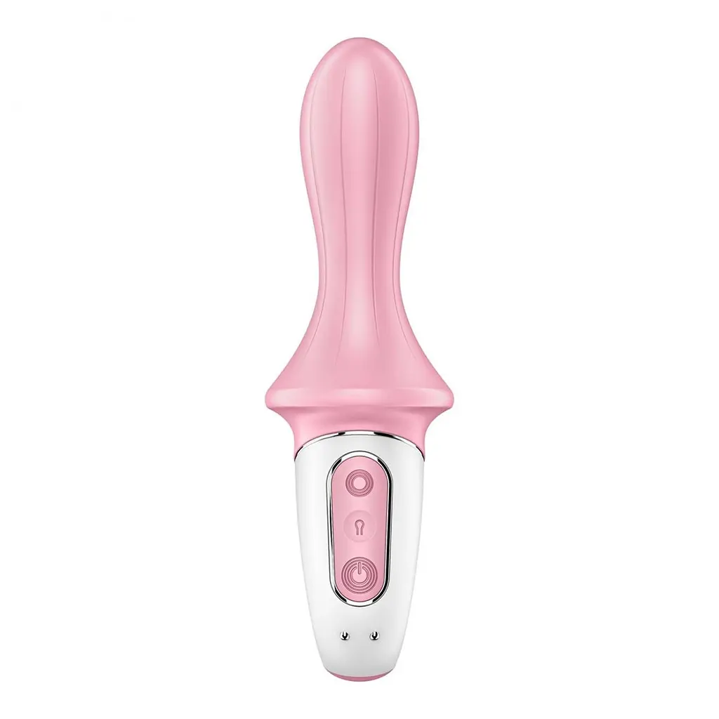 Надувний анальний вібратор Satisfyer Air Pump Booty 5+ 19 см рожевий - фото 2