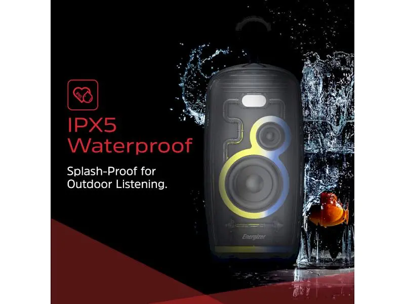 Портативна колонка Energizer BTS164 Black - фото 7
