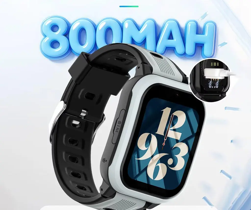 Розумний дитячий годинник Lemfo KT41 з GPS трекером і 4G SIM-карткою Смарт-годинник для дитини камерою, прослушкою, 16 Гю памʼятю та YouTube, TikTok і Viber До 5 днів роботи Синій - фото 5