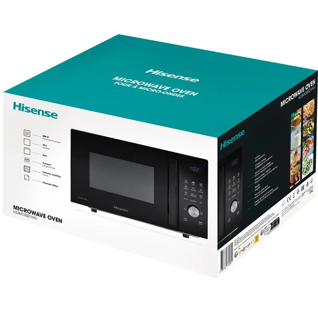 Микроволновая печь Hisense H20MOBSD1H (MO20XYZ) - фото 8