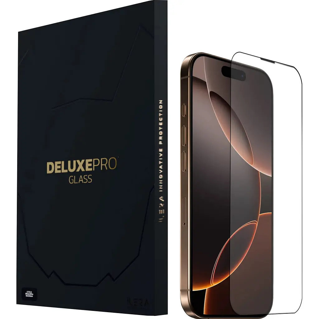 Защитное стекло iLera DeLuxe Original Glass для Apple iPhone 16 Pro (iLFCDL16PR) [115612] - фото 2