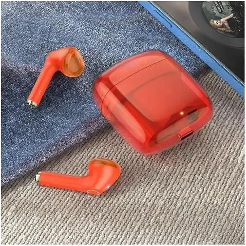 Навушники Hoco Clear Explore Edition True Wireless BT Headset EW15 Bluetooth червоні - фото 2