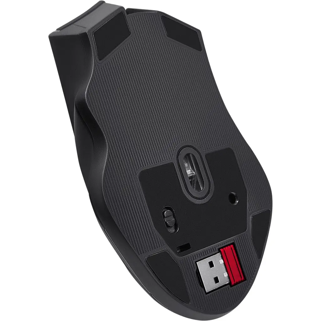 Мишка Defender Kronos GM-695, бездротова, ігрова, 7кн., 1600 dpi., 400 mAh, чорна - фото 4