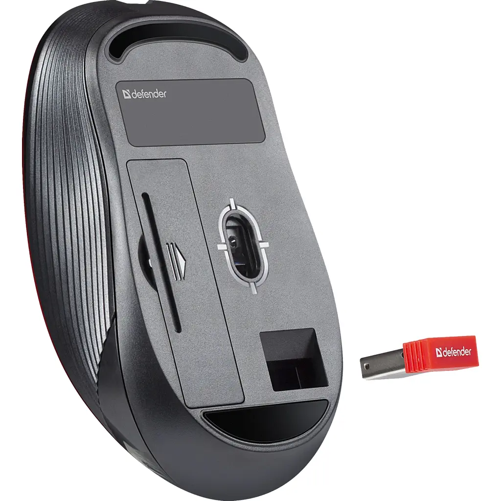 Мишка Defender Gassa MM-105 Wireless Red (52103) - фото 3