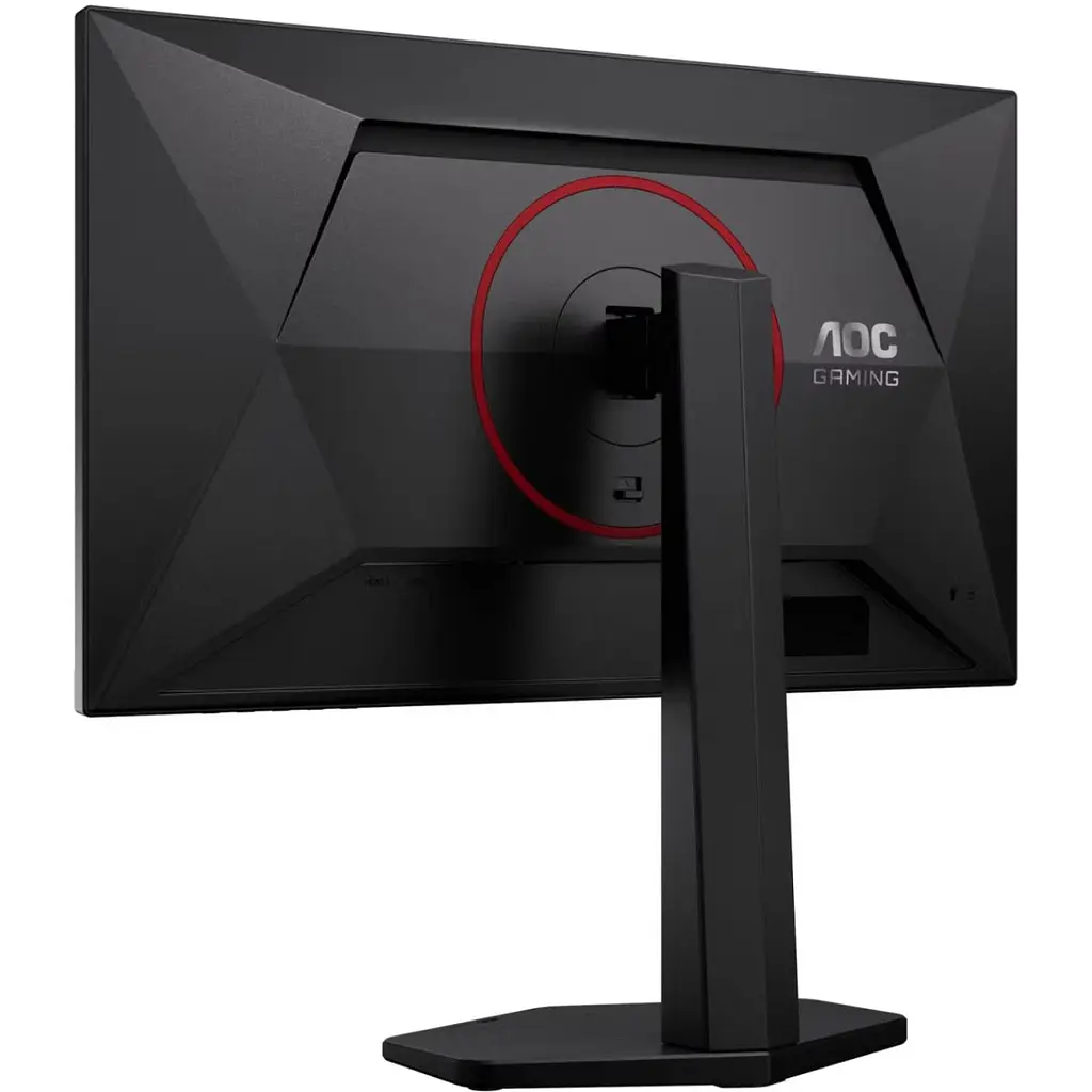 Монітор TFT 23.8" AOC 24G4ZR, Fast IPS, 260Гц, 2xHDMI, DP, HAS, Pivot, чорно-червоний (24G4ZR) - фото 3