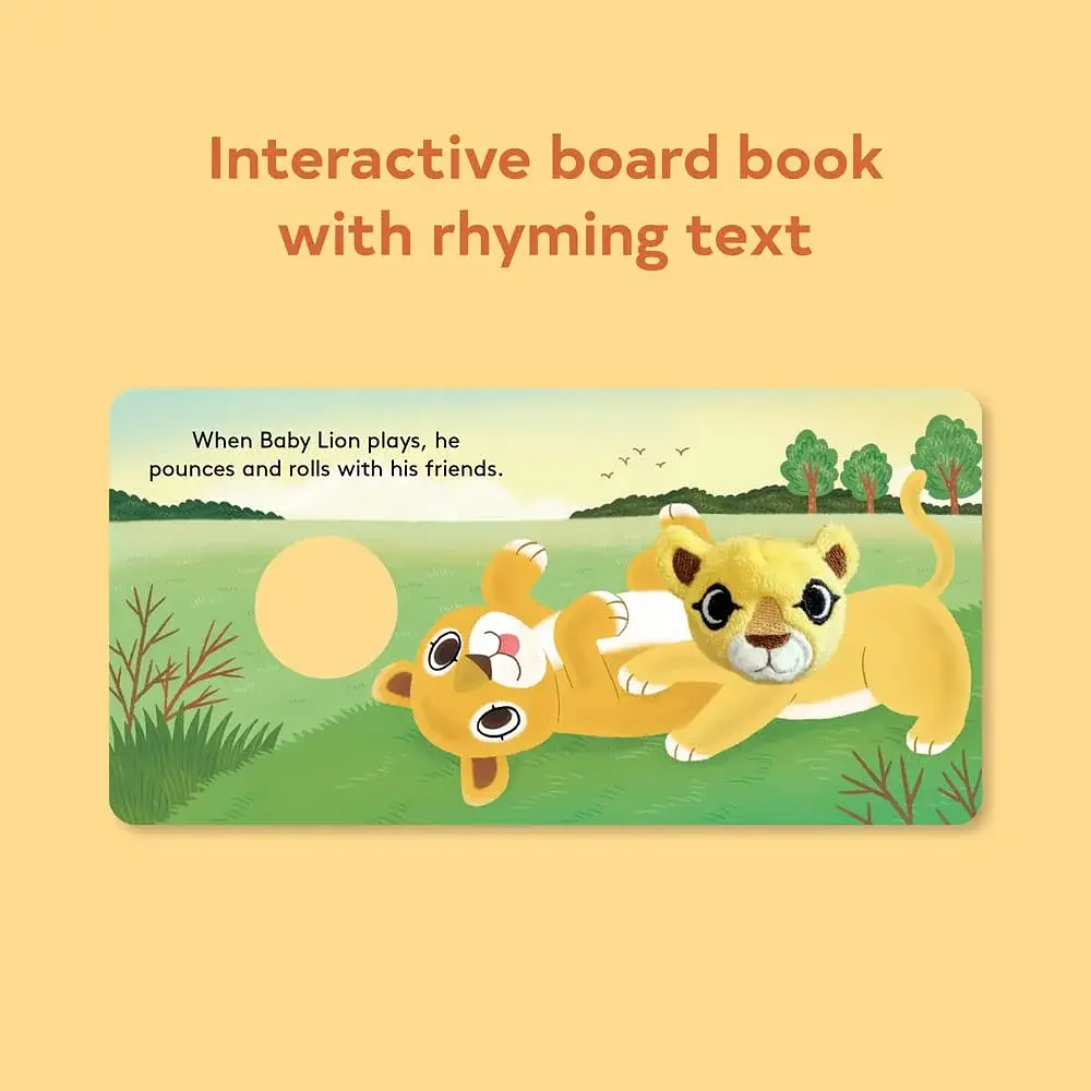 Baby Lion: Finger Puppet Book - фото 6