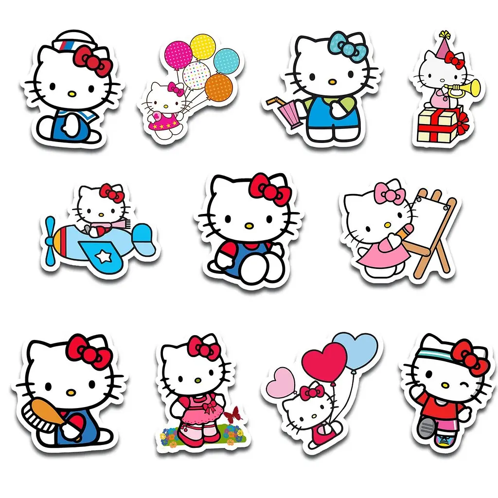 Стикерпак GeekLand Hello Kitty 45 штук (SP HK 01) - фото 4