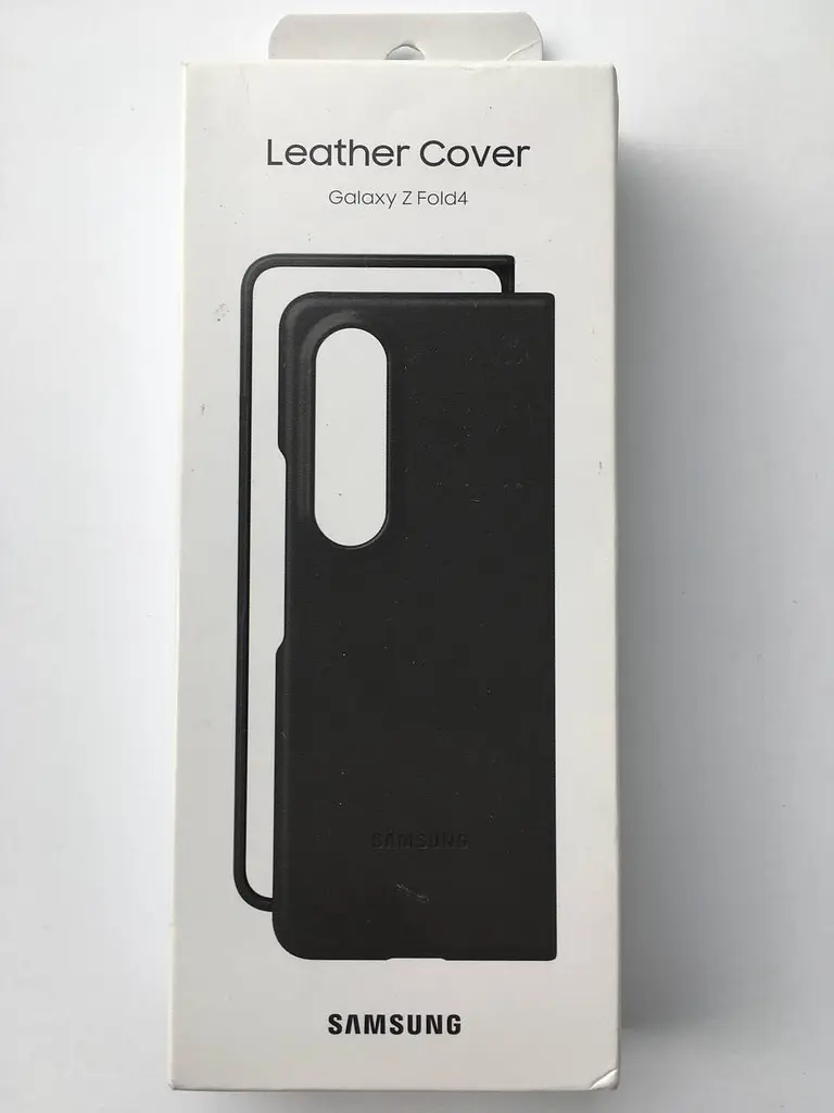 Оригінальний шкіряний чохол Samsung Galaxy Z Fold4 Leather Cover Black EF-VF936LBEGUA F936 - фото 2