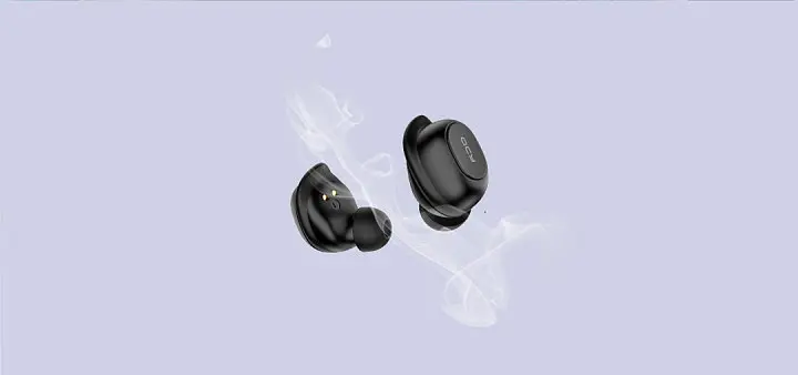 Бездротові навушники QCY T9S TWS Bluetooth Black - фото 2