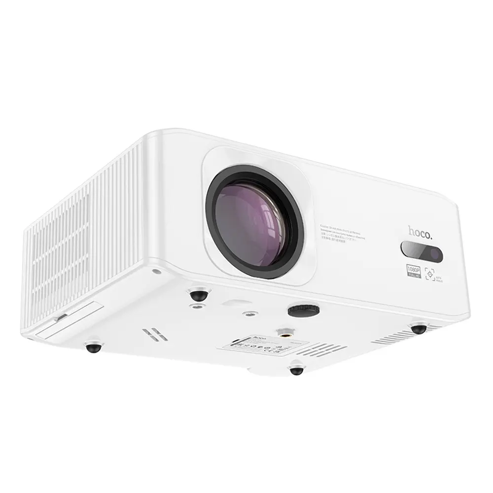 Проектор HOCO DT3 Smart electric focus projector(1080P Android version)(EU) White (6942007629669) - фото 3