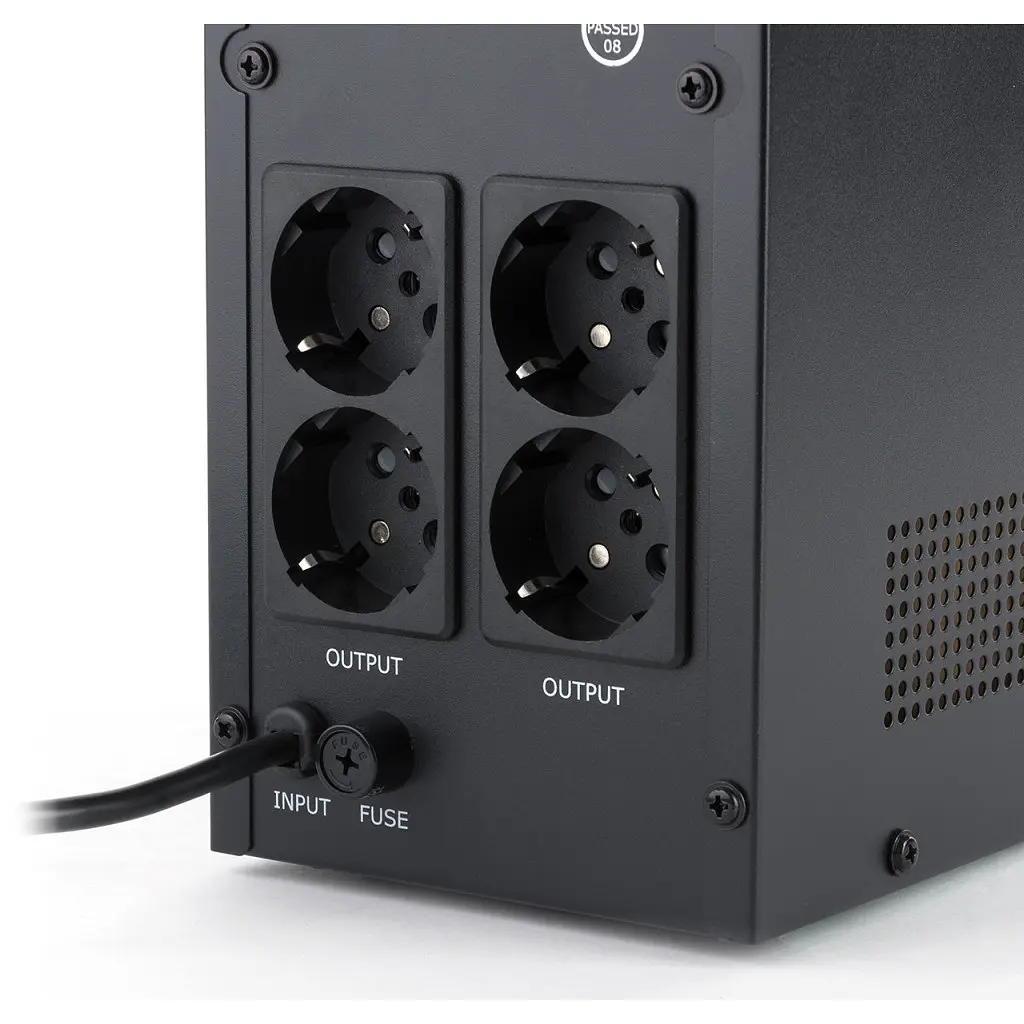 Устройство бесперебойного питания Vinga LED 1500VA metal case (VPE-1500M) - фото 9