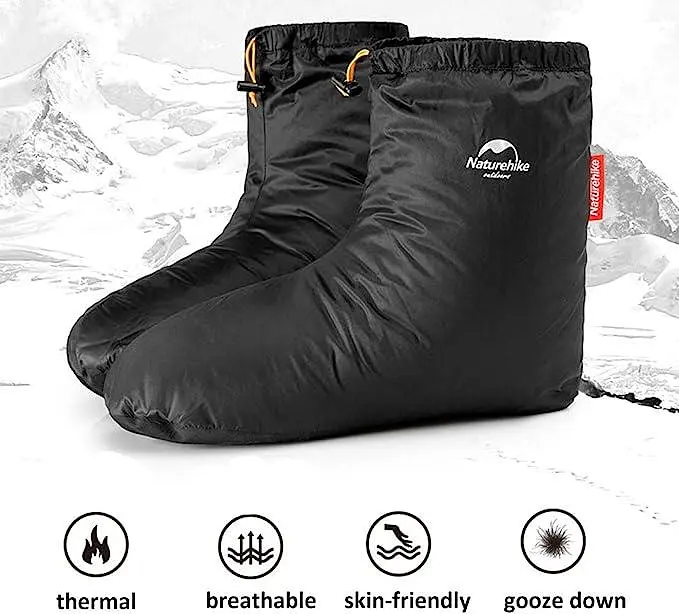 Черевики на гусячому пуху Naturehike NH18S023-T, розмір S, чорні - фото 3