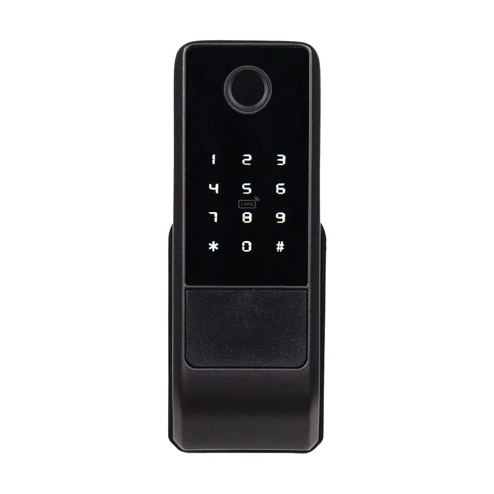 Замок біометричний автономний Trinix TRL-5202BT2FW Black з Bluetooth, зчитувачем відбитків пальців і карт Mifare (65-00053) - фото 2