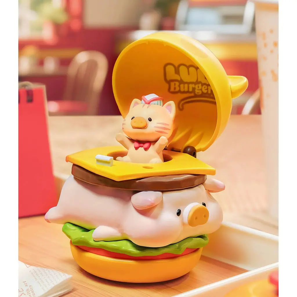 Колекційна фігурка 10/10 Toys LuLu the Piggy серія Burger Express Movable Series blind box (LULU1310) - фото 4