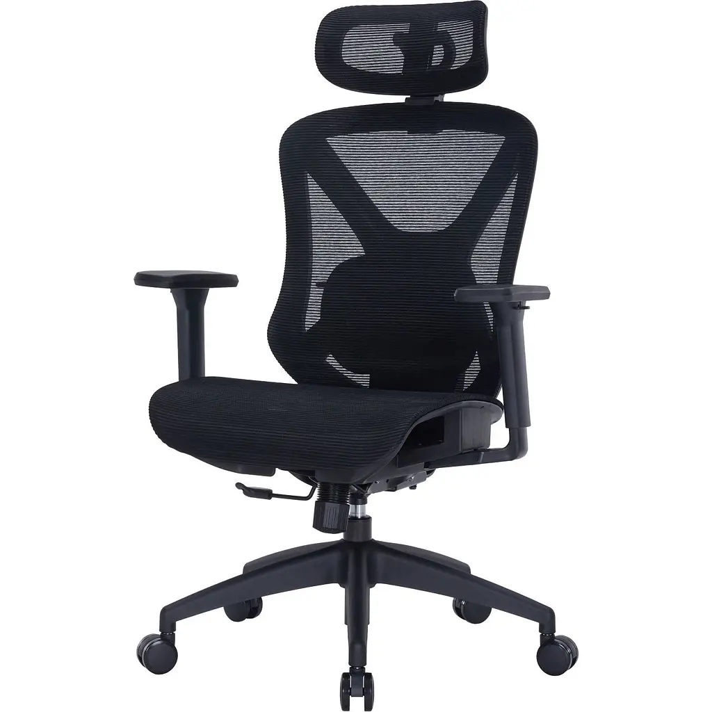 Офісне крісло Officepro Atlas OC630-B-B-B Black [148898] - фото 2