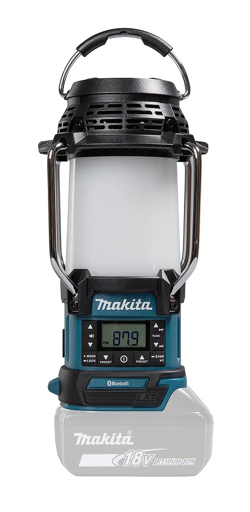 Радіоприймач з ліхтарем акумуляторний Makita DMR057 BEO1 (LXT, Bluetooth, USB, FM, 3 Вт, 310 Лм) - фото 2