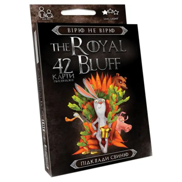 Карткова гра The ROYAL BLUFF RBL-01 українською мовою RBL-01-01U