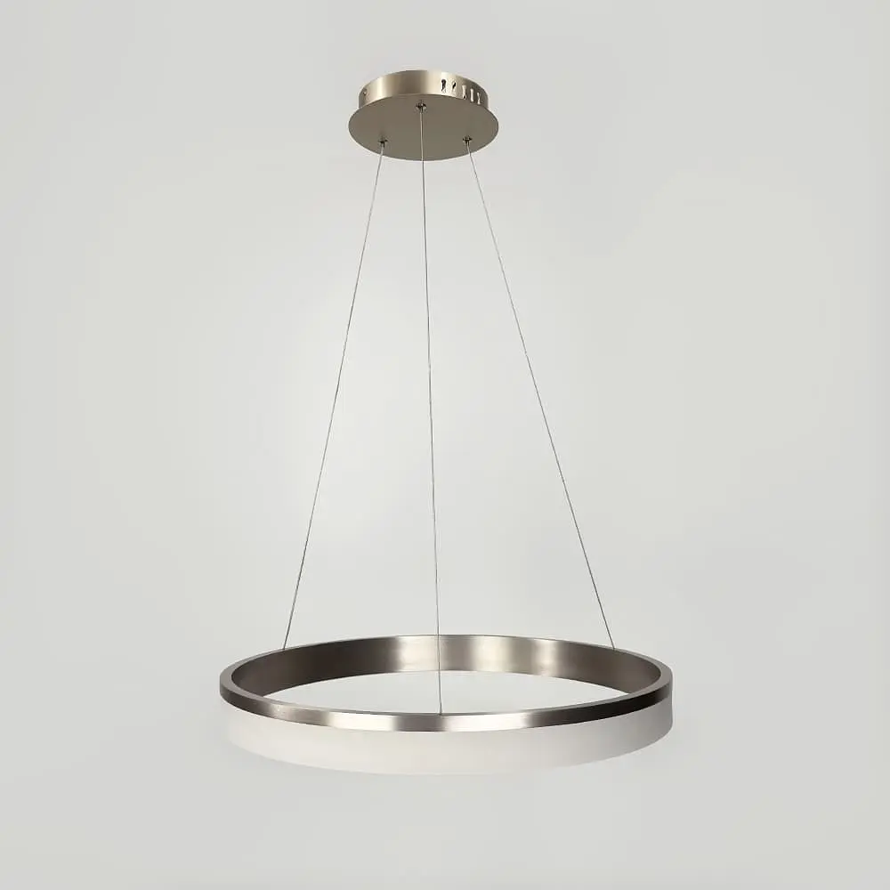 Подвесная кольцевая люстра в сатиновом каркасе Ø 60 см Ст. MJ261-600 Carmine | Line F - фото 5