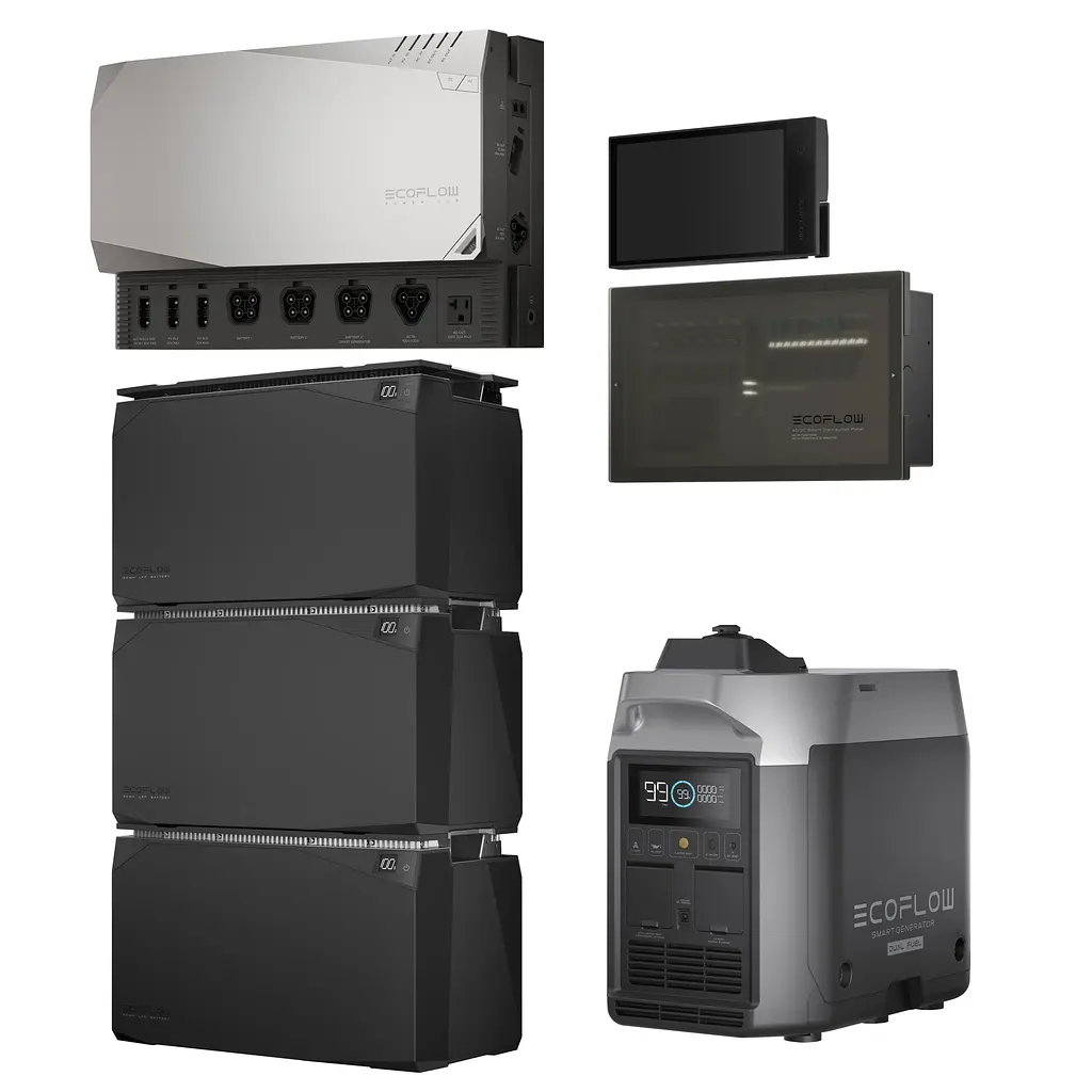 Комплект енергонезалежності Ecoflow Power Independence Kit 15 kWh (43-00382) - фото 2