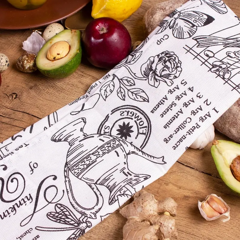 Полотенце MirSon №210 White birds 90х45 см (2200006738893) - фото 3