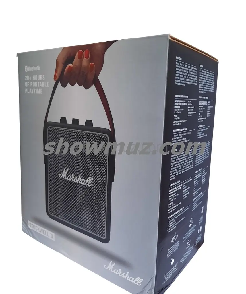 Портативна колонка Marshall Stockwell II Black 20W Original (1001898) - фото 3