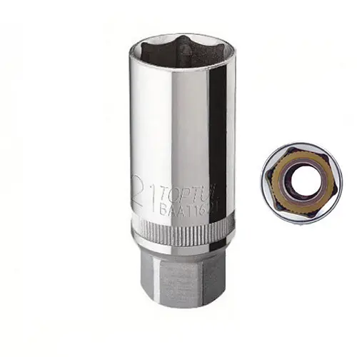 Свічкова головка 14мм 1/2" магнітна Toptul hoz0009470 - фото 2