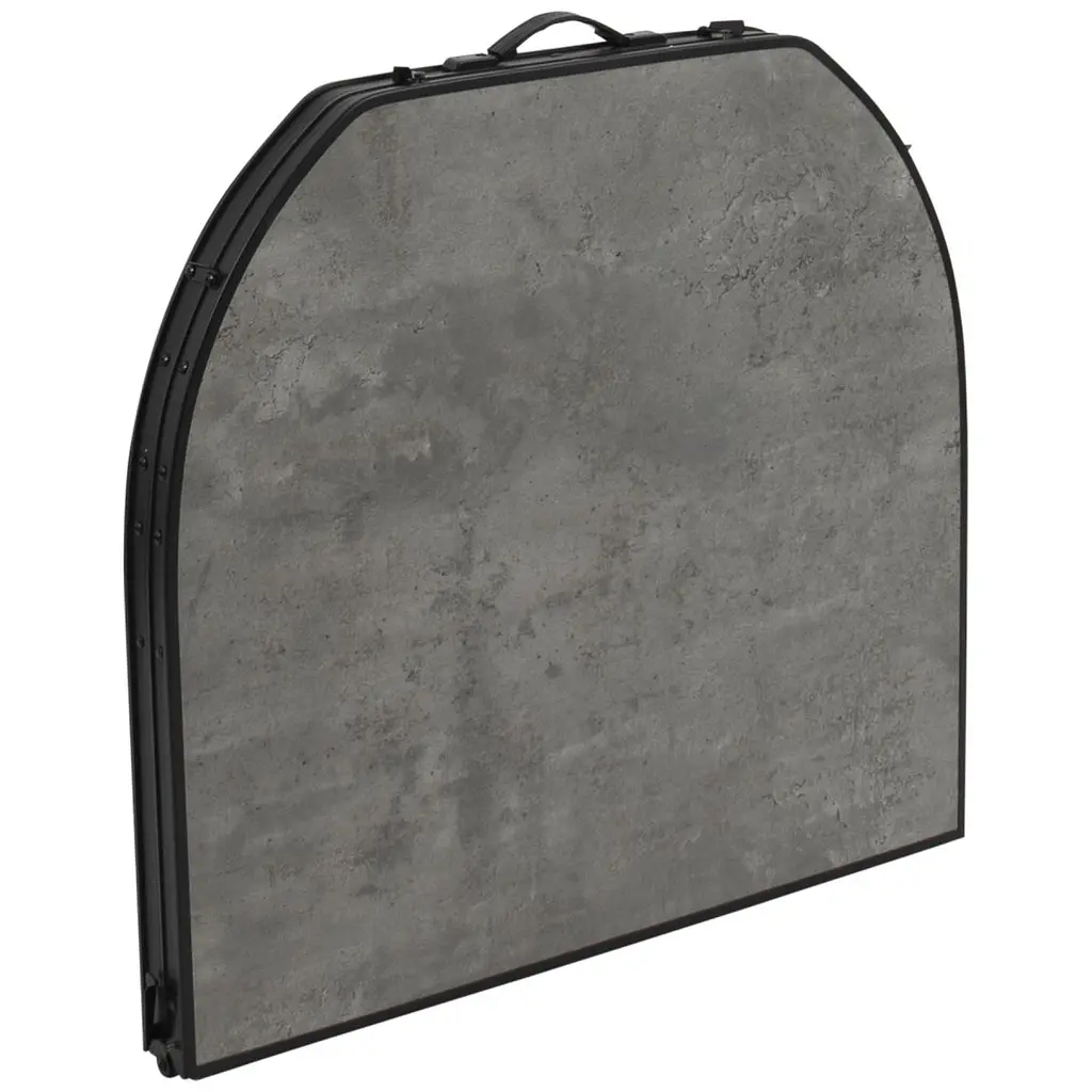 Стіл Bo-Camp Northgate Oval 150x80 cm Black/Grey (1404188) - фото 10