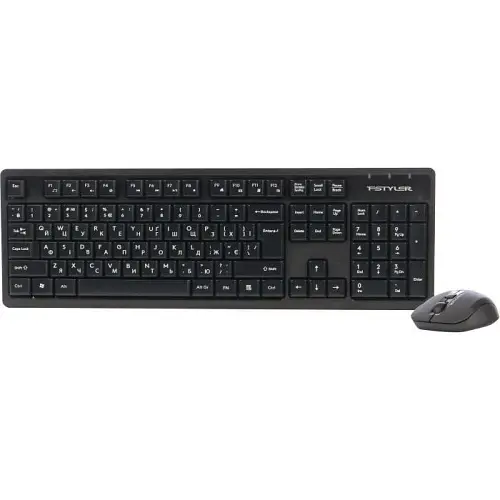 Комплект бездротовий A4Tech FG1200 "Fstyler", Black, USB 2.4GHz