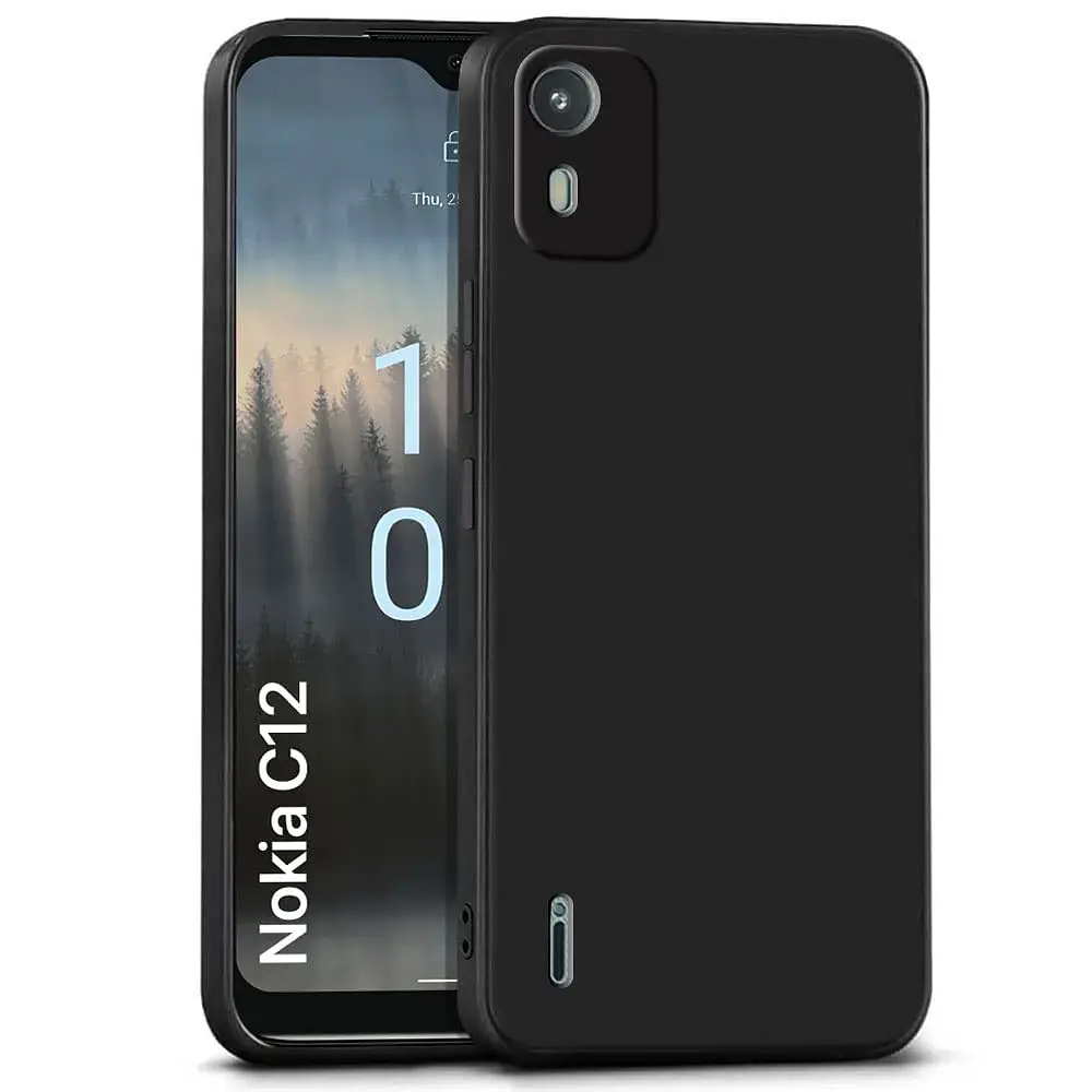 Чохол до мобільного телефона BeCover Nokia C12 Black (711777) - фото 2