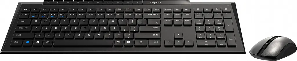 Комплект клавіатура і миша Rapoo 8210M Black [78987] - фото 3