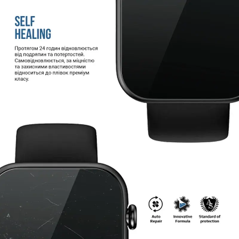 Плівка захисна Armorstandart Matte hydrogel Mobvoi TicWatch GTH 6 pcs (ARM92078) - фото 3