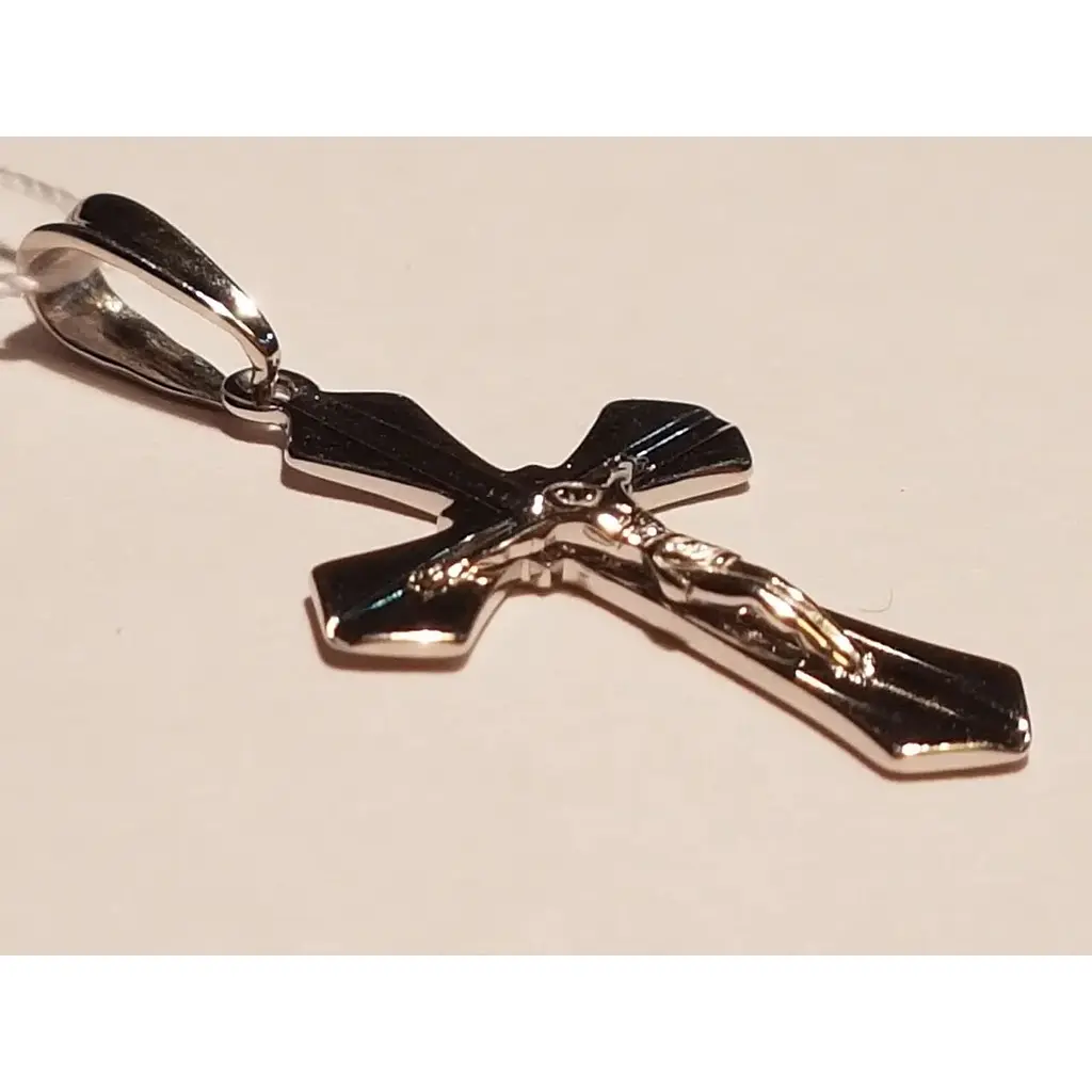 Золотой крестик Столичная Ювелирная Фабрика. Распятие Христа. 501357б - фото 2