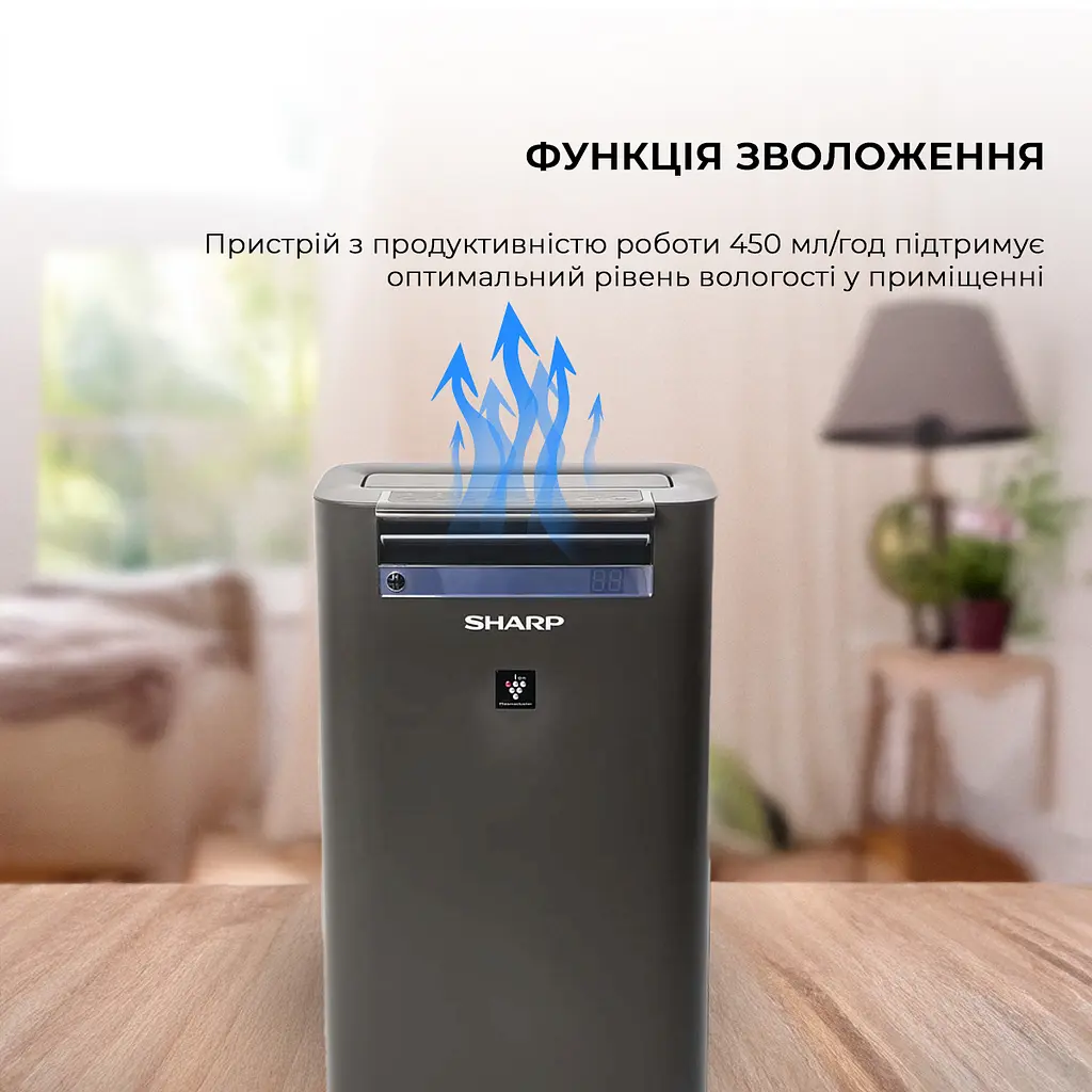 Воздухоочиститель с функцией увлажнения Sharp KC-G50EUH - фото 15