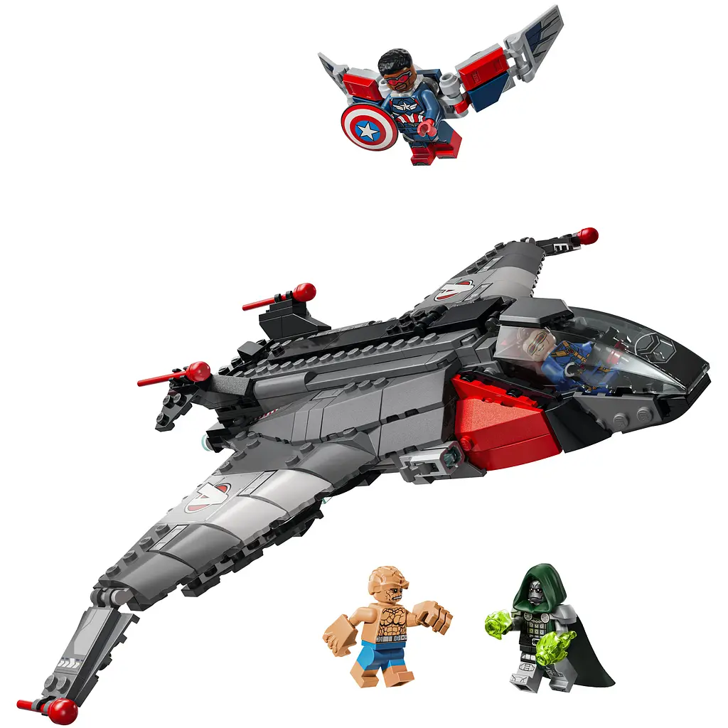 Конструктор LEGO Super Heroes Marvel Месники: Судний день Квінджет 433 ел. (76347) - фото 5