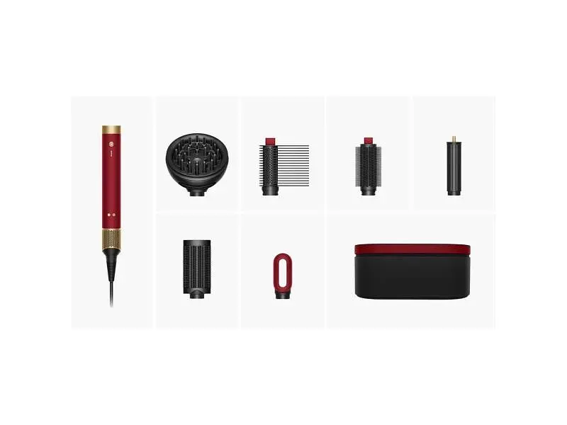 Мультистайлер Dyson Airwrap Coanda 2x Multi-styler & Dryer Straight to Wavy Red Velvet/Gold (176957-01) - фото 10