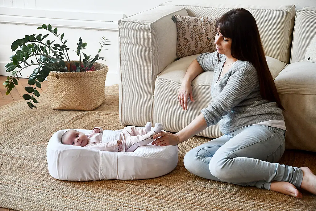 Дитячий ергономічний матрацик Red Castle Cocoonababy білий (0445166) - фото 11