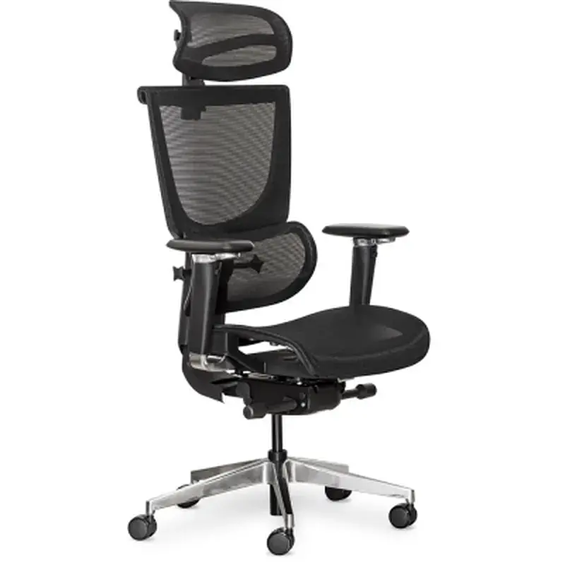 Офісне крісло Mealux S8 Air Black (HF-S8P M/B)