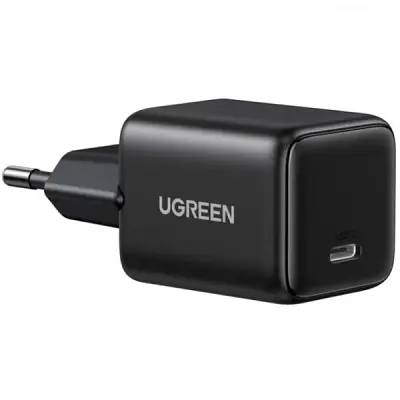 Зарядний пристрій Ugreen USB-C PD 20 Вт GaN X512 чорний (55553) - фото 2
