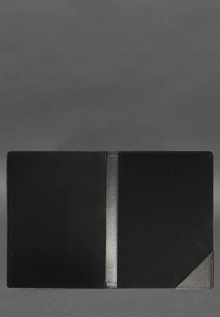 Шкіряна папка для документів на підпис темно-коричнева - фото 4