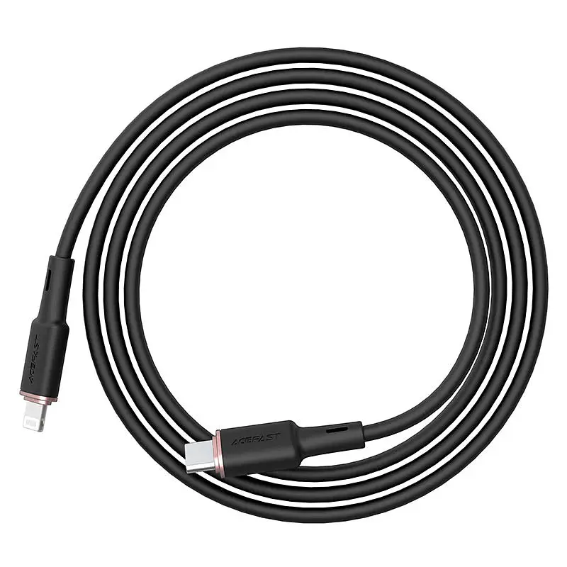 Дата кабель Acefast C2-01 Type-C to Lightning 30W (1.2m) Black - фото 3