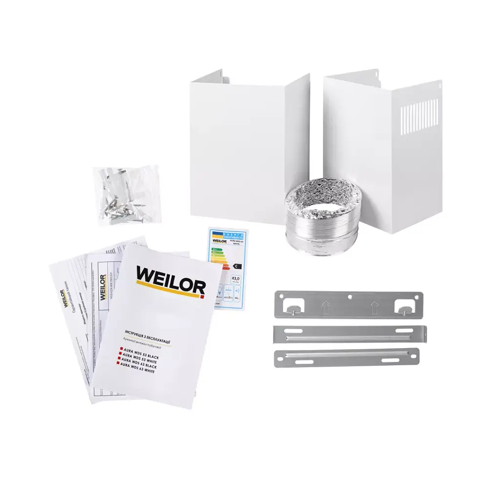 Витяжка декоративна похила Weilor Aura WDS 63 White - фото 12